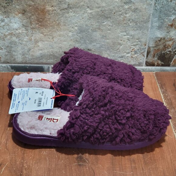 Dear Foams Slippers Gel Infused Memory Foam Womens M 7-8 Machine Washable - Picture 5 of 11